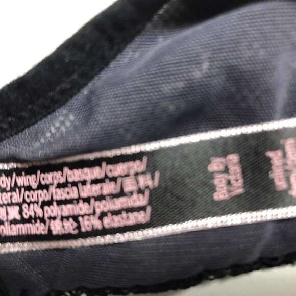 Victoria's Secret Underwire Bra Black Lace 54867 Size 36C #4101 - Picture 8 of 8